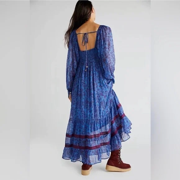 NWT Free People Calloway Maxi Dress Size Medium - Picture 3 of 7
